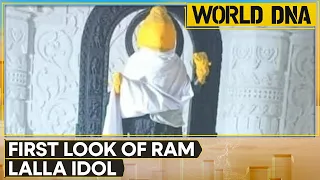 Ram Lalla idol's first photo inside Ayodhya temple revealed | Ram Mandir Inauguration | World DNA