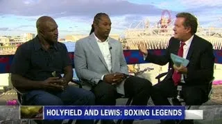 Lewis and Holyfield on their bouts