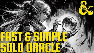 Solo D&D: My Quick Homebrew Oracle System