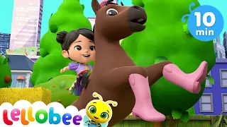 Accidents Happen Boo Boo Song 🌻Lellobee City Farm Nursery Rhymes for kids