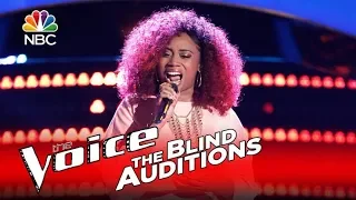 The Voice 2016 Blind Audition - Sa'Rayah- 'Drown in My Own Tears'