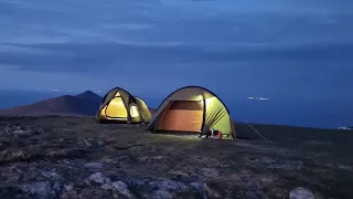 wild camping 2,037ft