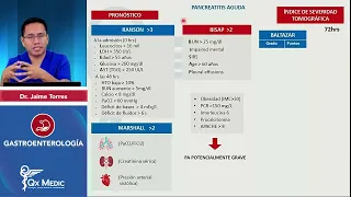 Pancreatitis aguda PRONÒSTICO (INDICE DESCRIPCION/RANSON/BISAP/MARSHALL) GASTROENTEROLOGÍA QX MEDIC