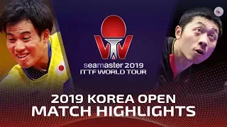 Xu Xin vs Yuki Hirano | 2019 ITTF Korea Open Highlights (R32)