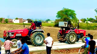 Mahindra 595 turbo vs Mahindra arjun 555 Part1🔥|| Tochan video || @thefarmerskid6249