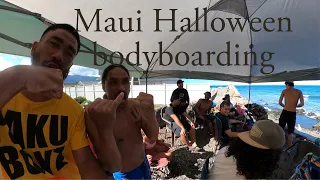 Halloween Bodyboarding Maui Hawaii