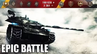 Грамотный бой на STB-1 🌟 wot как играть на японском СТ 🌟 World of Tanks лучший бой 9800+ dmg