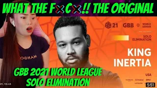 King Inertia 🇺🇸 I GRAND BEATBOX BATTLE 2021: WORLD LEAGUE I Solo Elimination - Reaction Video 👌