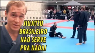 ELE ENTROU EM UM CAMPEONATO SEM SABER NADA PARA PROVAR QUE JIUJITSU BRASILEIRO NAO FUNCIONA