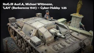 StuG.III Ausf.A, Michael Wittmann, 'LAH' (Barbarossa 1941) – Cyber-Hobby 1:35