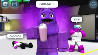 GRIMACE MILKSHAKE - ROBLOX Brookhaven 🏡 RP Funny Moments