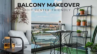 Apartment Balcony Makeover | DIY IKEA Decking + Renter-Friendly Upgrades