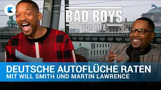 Will Smith & Martin Lawrence erraten deutsche Autoflüche | Bad Boys For Life