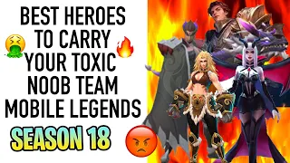 BEST HEROES for solo rank to MYTHIC RANK Season 18 | Mobile Legends Bang Bang