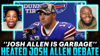 Is Josh Allen Overrated❓ HEATED NFL Debate on Bills QB's Performance 🏈💥