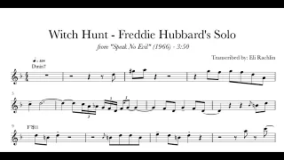 Freddie Hubbard - Witch Hunt Solo Transcription