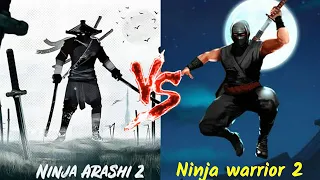 Ninja Arashi 2 vs Ninja Warrior 2 - 5 small differences you should see