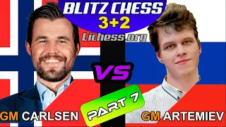 Magnus Carlsen vs Vladislav Artemiev | Blitz Chess Compilation | PART 7 OF 8