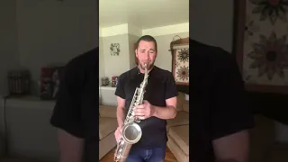 Perfect-Ed Sheeran saxophone cover: Live clip by Andrew Nichols