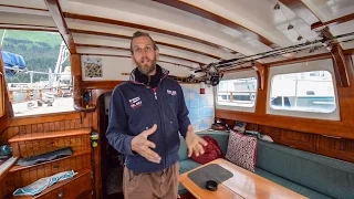Sailing The World ~ One Man And His Sailboat ~ Full Tour Of His Tiny Home