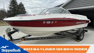 2013 Bayliner 185 Bow Rider Boat Tour SkipperBud's