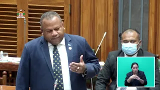 Fijian Minister for Defence informs Parliament the operation of Fiji Police Force handling COVID-19