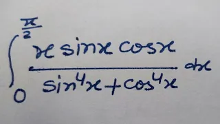 limit_0^(π/2)(xsinxcosx)/(sin^4x+cos^4x)dx | integration class 12 | maths class 12th