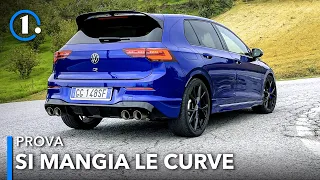 Volkswagen Golf 8 R | SUPER DIVERTENTE! 333 CV, 0-100 in 4,5 s (Video POV)