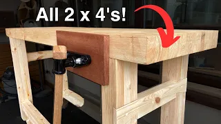 Make a cheap, strong, workbench from 2x4's - For less then £100?!