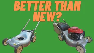 LAWNMOWER RESTORATION #RESTORATION #PROJECTMAN #HONDAIZY