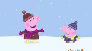 Мультик на английском языке "Peppa Pig Snowy Mountain"