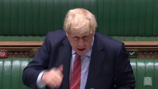 PMQ Johnson / Starmer only - 8 July 2020 Prime Ministers Questions