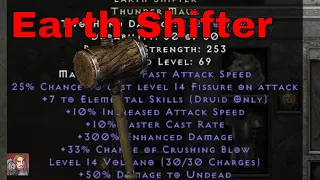 D2R Unique Items - Earth Shifter (Thunder Maul)