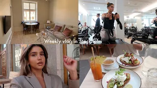 weekly vlog in Stockholm ♡ finally back home, trying pilates, seeing all my friends & feeling happy