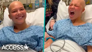 Michael Strahan's Daughter Isabella Smiles Through Painful Chemo Prep In New Video