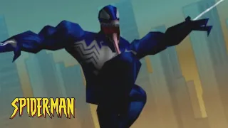Venom - Spider-Man : PS1 | Boss fight (Hard difficulty)