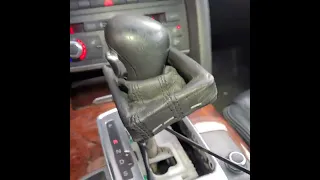 AUDI A6 GEAR  lever knob remove