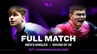 FULL MATCH | Alexis LEBRUN vs Truls MOREGARD | MS R32 | #WTTMacao 2023