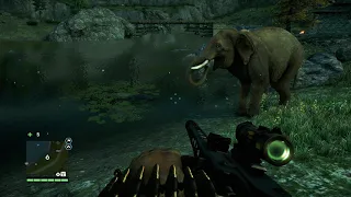 FarCry 4 crocodile vs elephant