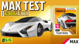 ASPHALT 9 - SSC TUATARA - MAX TEST (THE ETERNAL CITY)