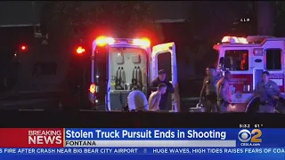 Suspect Killed After Wild Pursuit Ends With Shooting On 10 Freeway In Fontana