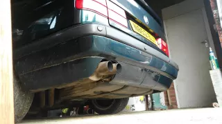 95 BMW E34 540i Supercharged Exhaust Cold Start