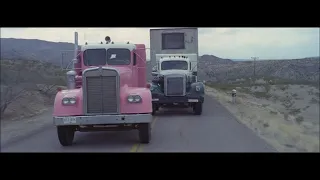 White WC-24 chases '61 Kenworth W-922