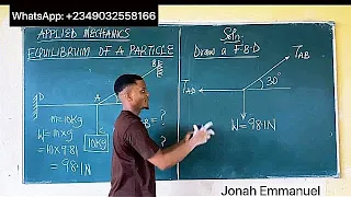 Equilibrium of Forces 1 (Equilibrium of Particles) | Applied Mechanics #equilibrium #solidmechanics