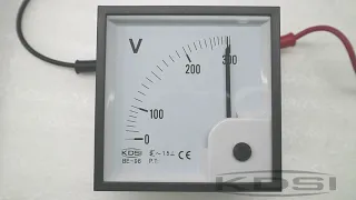 KDSI BE-96 AC300V analog voltmeter