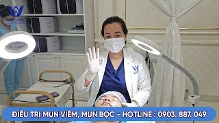 ĐIỀU TRỊ MỤN VIÊM, MỤN BỌC TUỔI DẬY THÌ, CHO EM TRAI SINH VIÊN TẠI PHÒNG KHÁM DA LIỄU HHV CLINIC. P1