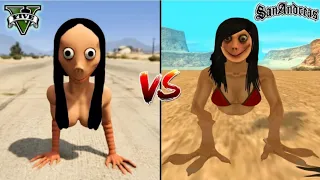 GTA 5 MOMO VS GTA SAN ANDREAS MOMO - WHO IS BEST? SUBLIMATOR