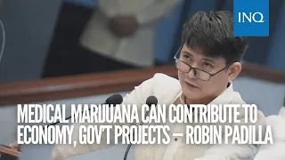 Medical marijuana can contribute to economy, gov’t projects — Robin Padilla