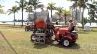 Drillturf Drill and Fill machines in action.