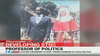 Professor of politics: Daniel Moi considered to have strong command of local politics